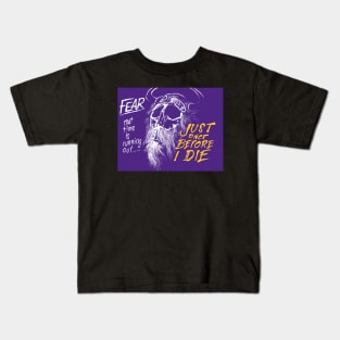 Minnesota Vikings Fans - Just Once Before I Die: Fear Kids T-Shirt